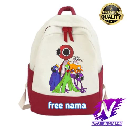 tas anak ransel sekolah rainbow friends roblox