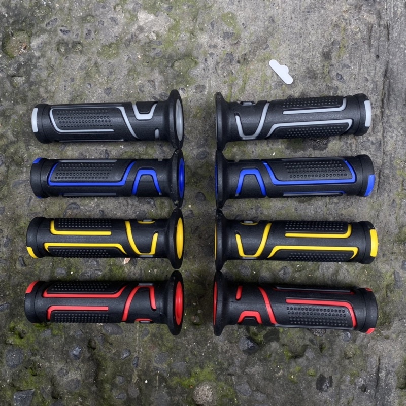 TERMURAH HANDGRIP MODEL TDR BY DOMINO UNIVERSAL ALL MOTOR BEAT VARIO SCOOPY MIO SOUL FINO XEON NOUVO VIXION CB 150 R NINJA PCX LEXI AEROX ADV XMAX DLL  / HANDFAT DOMINO GARIS MODEL TDR / HANGRIP DOMINO MODEL TDR