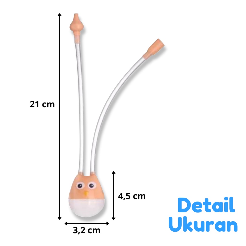 Alat Sedot Ingus Bayi Baby Nasal Aspirator Manual Selang Pembersih Kotoran Hidung Nose Cleaner Penyedot Lendir Perlengkapan Baru Lahir Peralatan Anak Balita Bunbunbabyshop