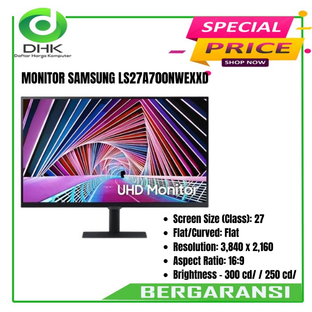 Monitor LED Samsung 27inch S27A700 S70A 4K LS27A700NWEXXD