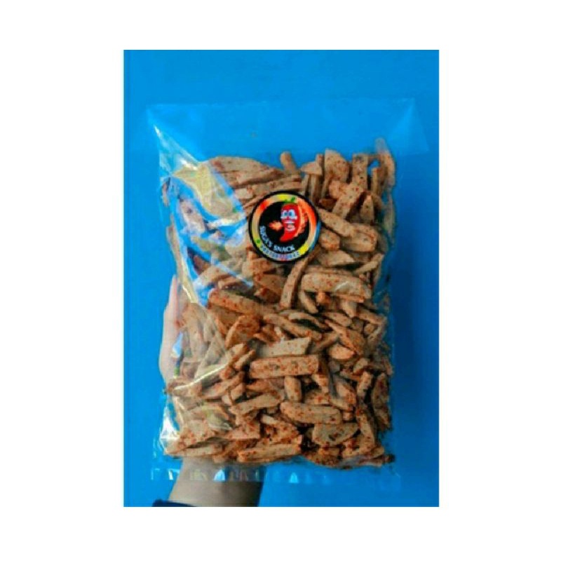 

Basreng Kataji Pedas Stick Daun Jeruk Kemasan 500GR