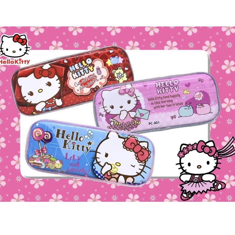 

(F-O6O)(✪) Tempat pensil segi 4 Smiggle dan Hello Kitty berkualitas