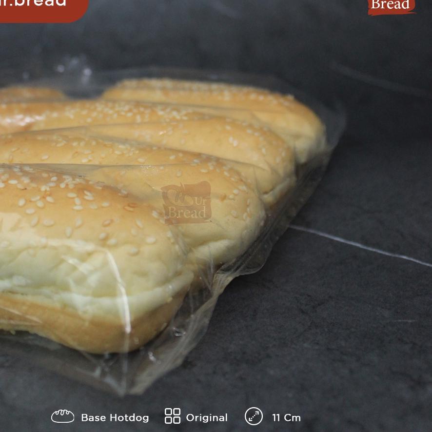 

ダ Roti Hotdog Original 11cm isi 5 | Base Hotdog (Long Burger) 11cm さ