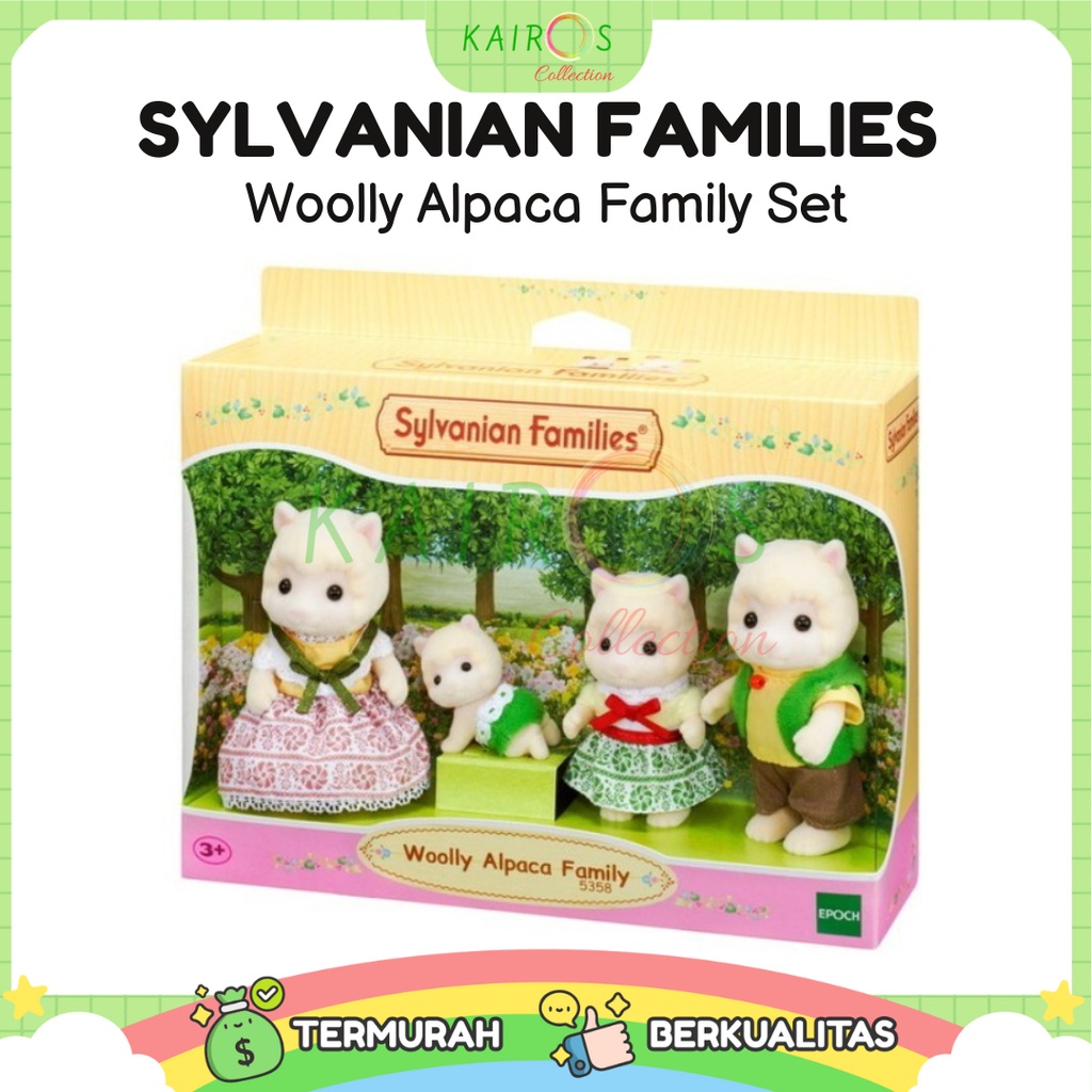 Sylvanian Families Woolly Alpaca Family Set