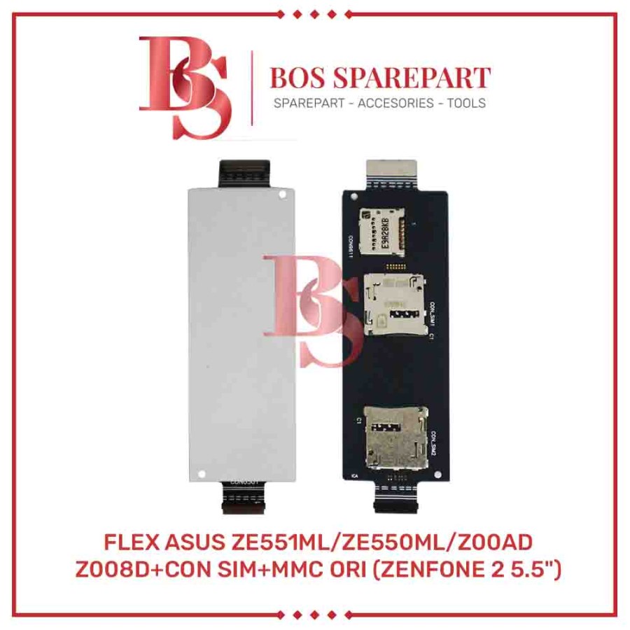 FLEXIBEL ASUS ZE551ML / ZE550ML / Z00AD + CONNECTOR SIM + MMC ORI