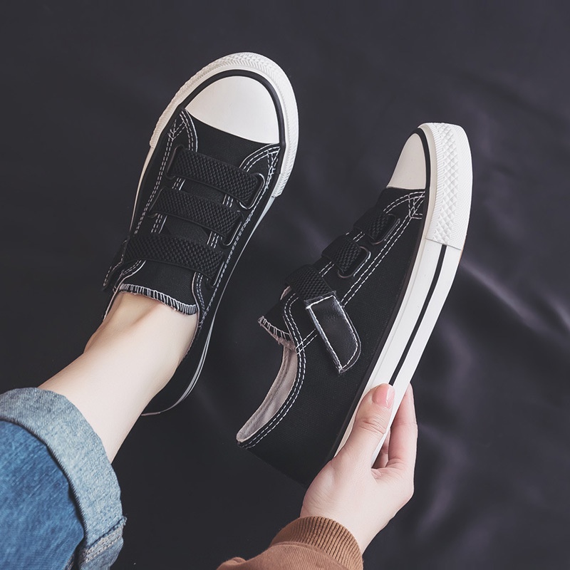 [DUNIA FASHION] Sepatu Wanita Sneakers Kanvas Tali Gepeng Import Premium Quality DF 621