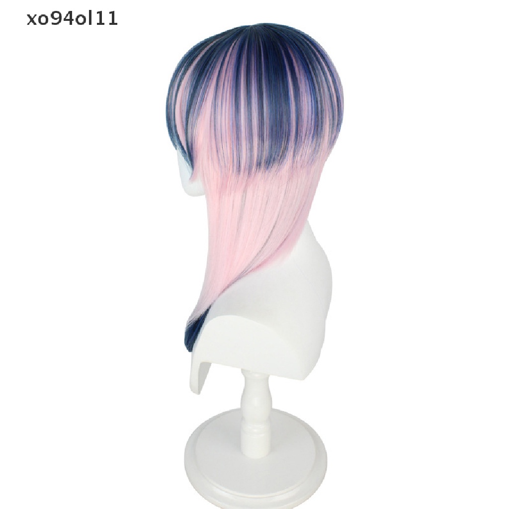 Xo Anime Tokyo Revengers Rindo Haitani Cosplay Wig Biru Ungu Pink Tahan Panas Rambut Cosplay Wig Dewasa Alat Peraga Dekorasi Pesta OL