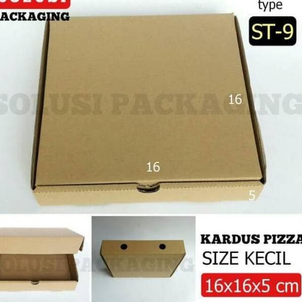 

➝ KARDUS PIZZA 16X16X5 CM ISI 10 PCS/PIZZA BOX KOTAK BAJU DISTRO BOX KEMASAN KARDUS POLOS PACKING ㆁ