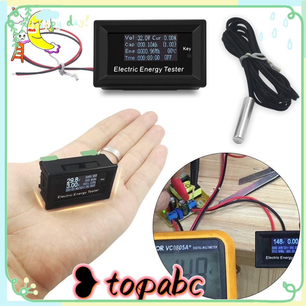 Top Digital Voltmeter Ammeter Presisi Tinggi Wattmeter Indikator Volt Tester Kapasitas Arus