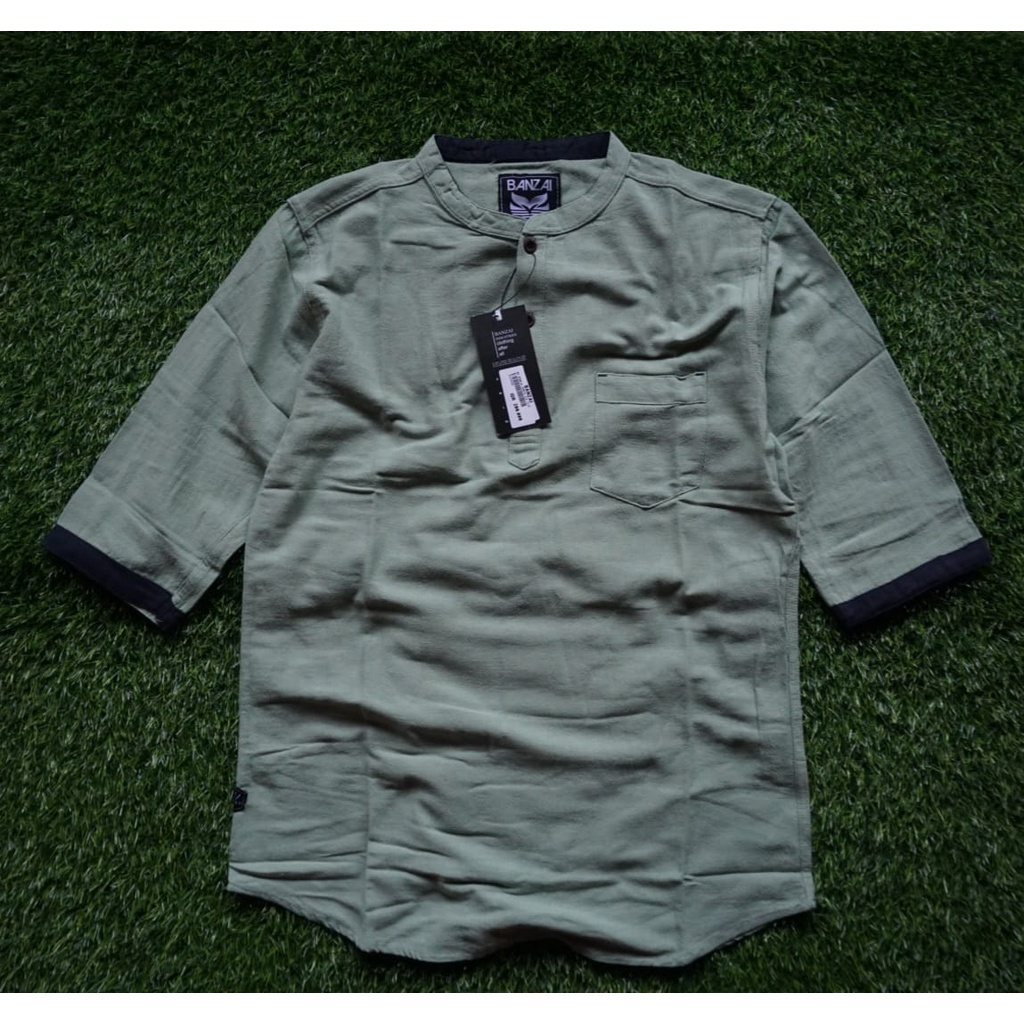 ( TERBARU ) Baju Koko Kurta rockcable Dewasa Lengan Panjang dan lengan 3/4 Pria Muslim Terbaru bisa bayar di tempat