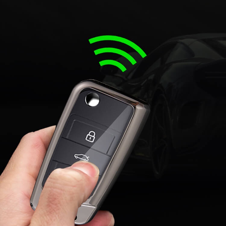Metal Full Cover Kunci Pelindung Case Sagitar Tiguan Lavida Plus Golf Tourang Lingdu Golf Volkswagen Car Key Case