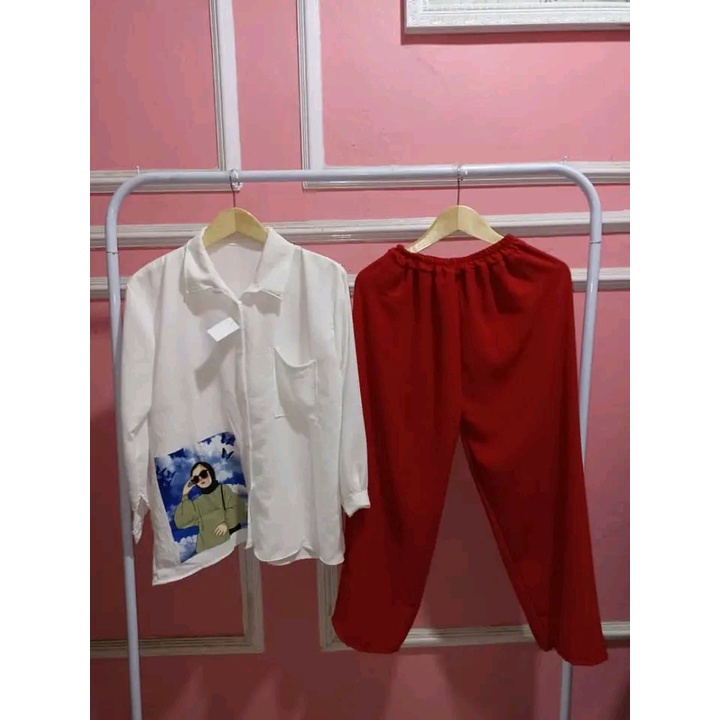 setelan crinkle airflow .setelan crinkle airflow