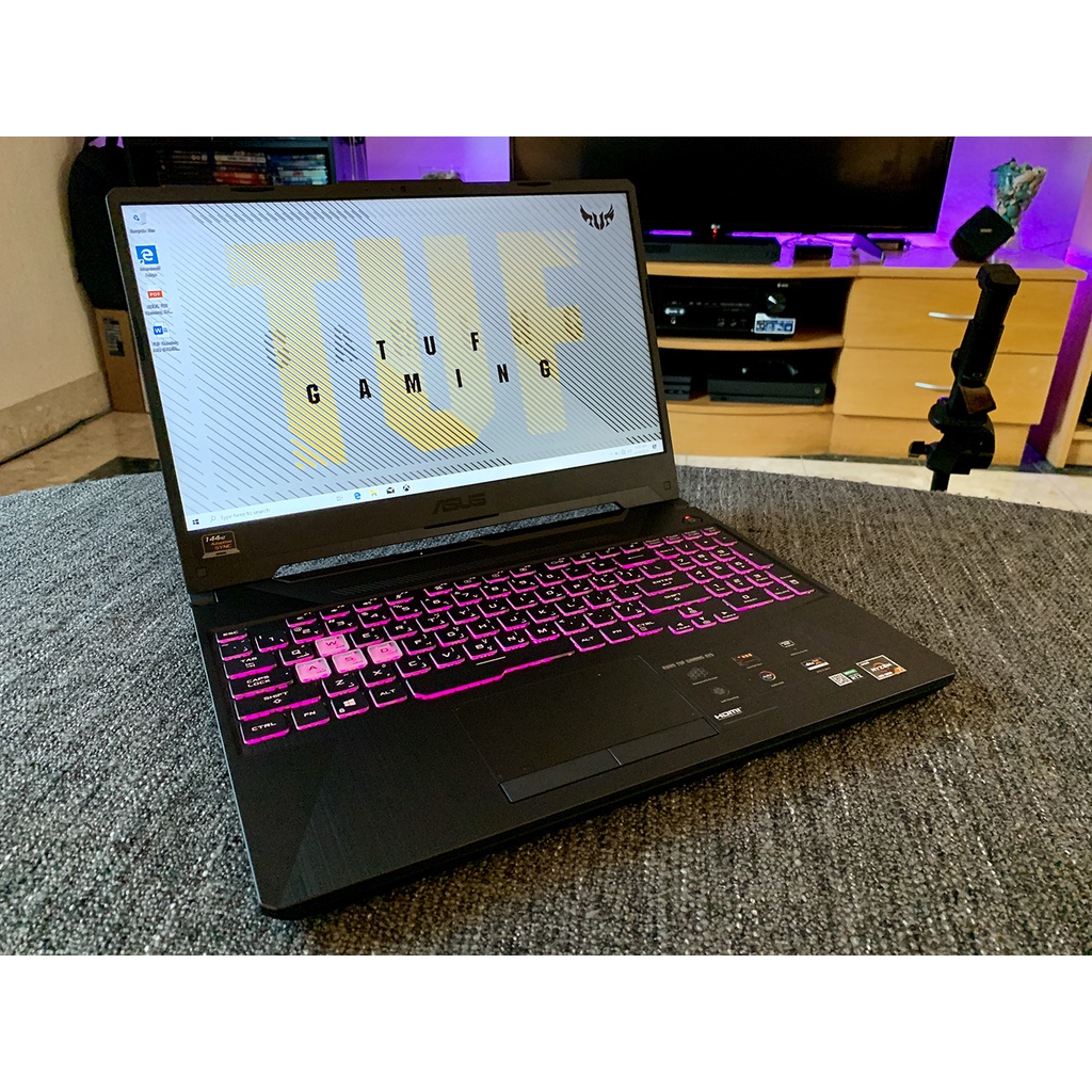 Laptop Gaming Asus Tuf Dash FA506IHRB GTX1650 4GB RYZEN 5 4600H RAM 32GB 1TB SSD OHS 15.6FHD 144HZ W11