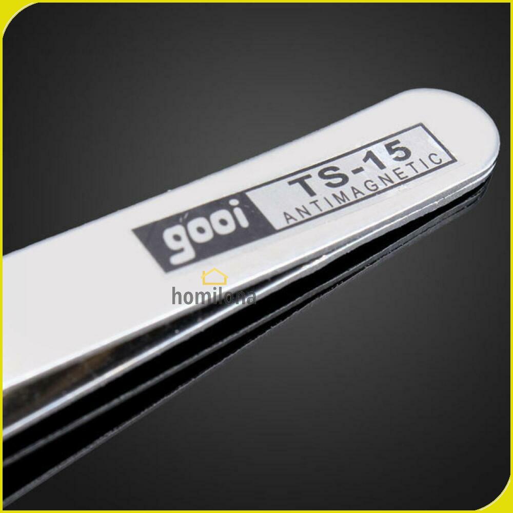 GOOI Pinset Siku Stainless Steel Laboratorium - TS-15