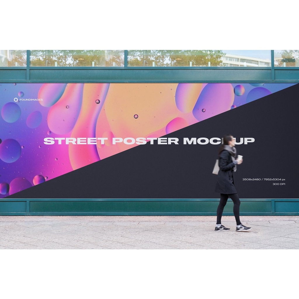 Urban mockup poster street vol.2