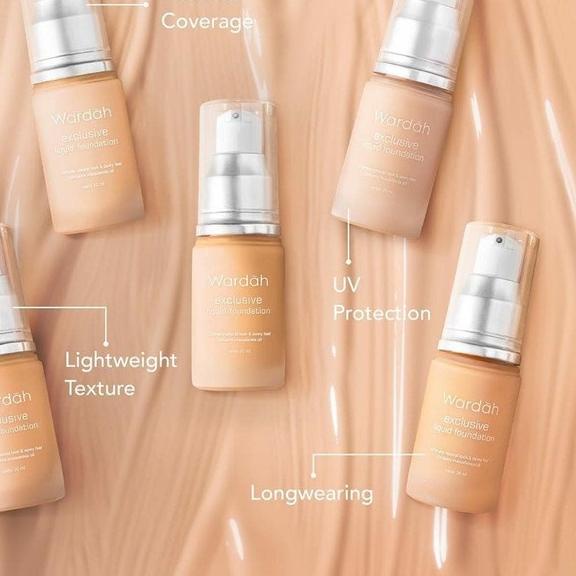 EXCLUSIVE!Wardah Exclusive Liquid Foundation - Alas Bedak Cair Wardah|SQ4