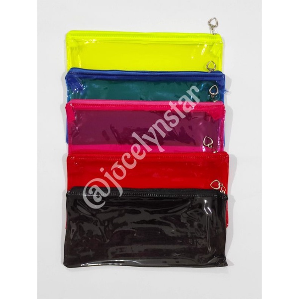

Tempat pensil plastik/ tempat pensil resleting/ kotak pensil /pouch serbagun/ tempat masker