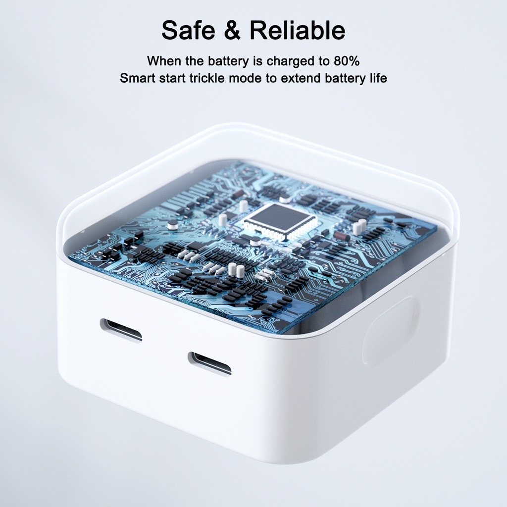 FEINODI i -Phone Fast Charger, 20 W USB C +USB C Charging Plug with 1 m USB C +1 m Light-ng Charging Cable USB C Charger, Power Supply Quick Charger, Power Plug, Charging Adapter, Charging Plug for Phone 14 12 13 11 Pro Max i- Pad