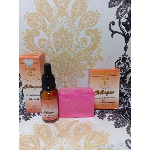 PAKET CREAM COLLAGEN NEW R 2IN1 / PAKET COLLAGEN 2IN1 SERUM+SABUN NEW R ORIGINAL BPOM