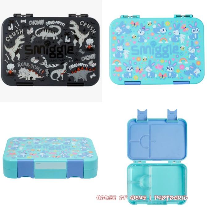 SMIGGLE ANIMALIA MEDIUM BENTO LUNCHBOX ORIGINAL - KOTAK MAKAN SMIGGLE