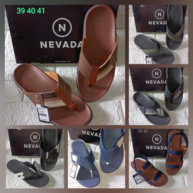 Sandal Jepit Pria Branded Nevada 100% Original