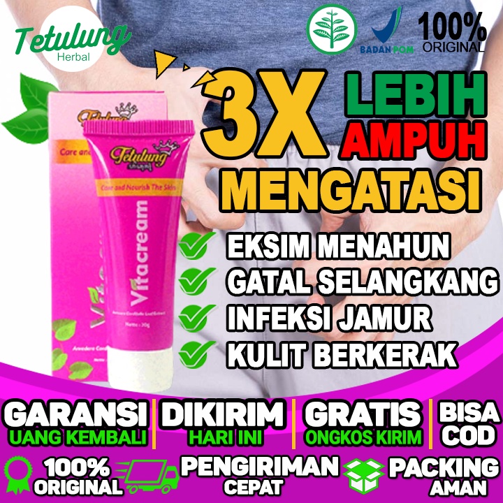 Cream Salep Gatal Selangkangan Dan Kemaluan Selangkangan Gatal Dan Hitam Dan Eksim Menahun Vitacream