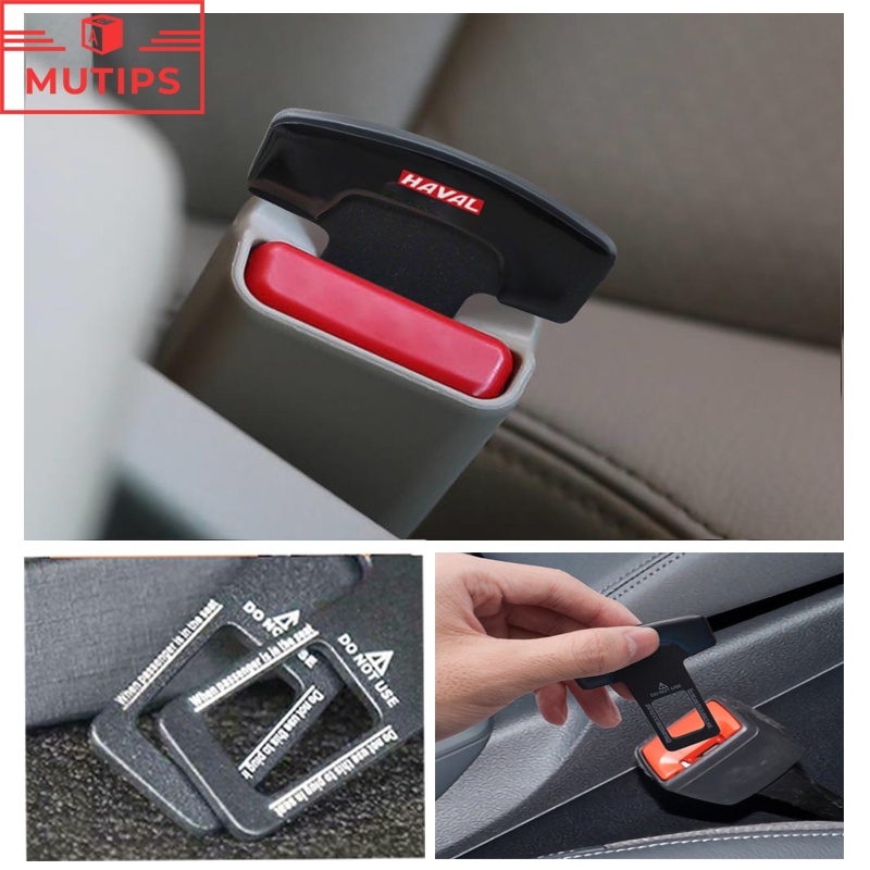 Haval 1/2Pcs Klip Gesper Sabuk Pengaman Pengaman Mobil Metal Hard Plug Alarm Stopper Menghilangkan Suara Untuk H2s H6 Jolion H2 H1 2021 2022 H5 M4 H9