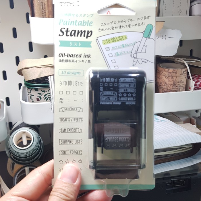 

Stm Midori Stamp, Rotating, Self Ink, Utk Schedule, Journaling, Planner