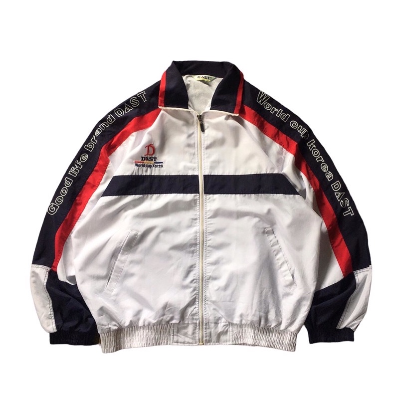Vintage Colorblock Windbreaker Jaket second
