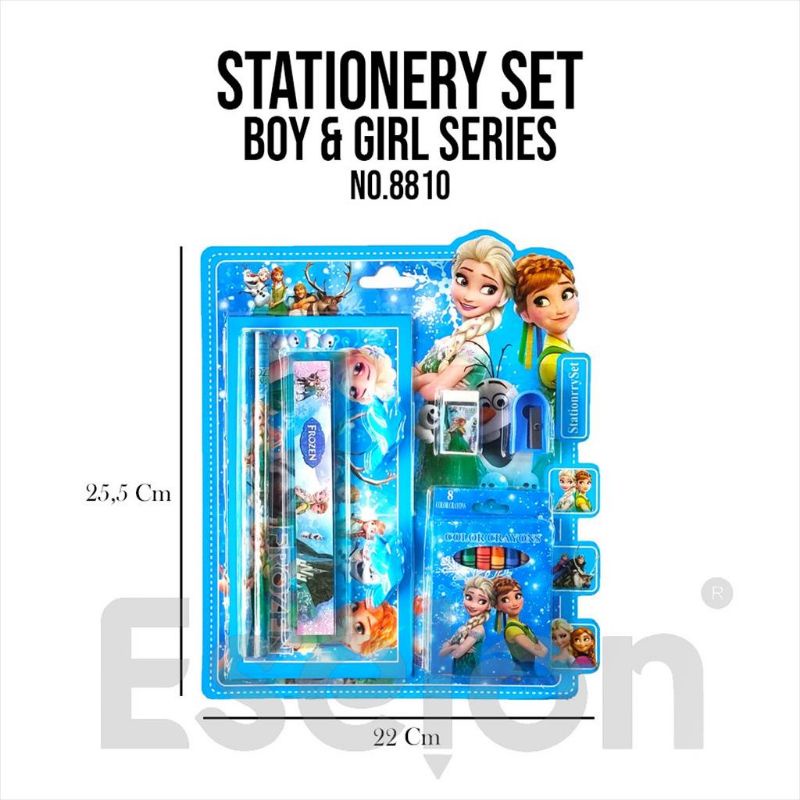 

Stationery set / Paket Alat tulis / Alat tulis set karakter 9in1