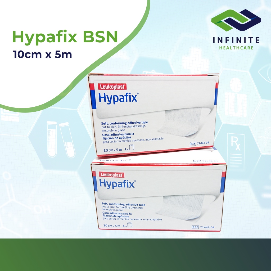 Hypafix 10cm x 5m Plaster Luka Hypafix 10x5 BSN Medical
