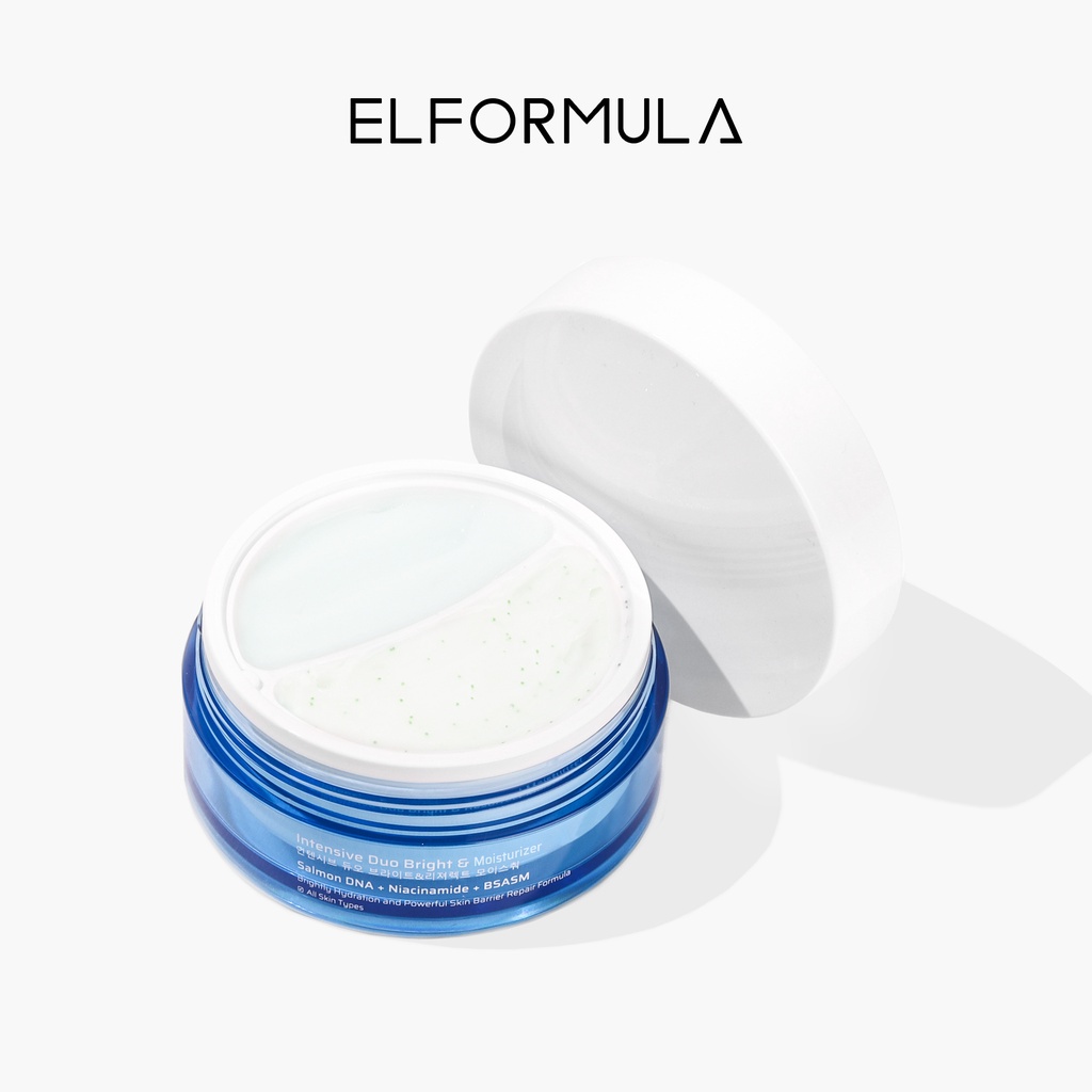 BISA COD - ELFORMULA DUO BRIGHT MOUSTURIZER DAY NIGHT CREAM with SALMON DNA &amp; NIACINAMIDE