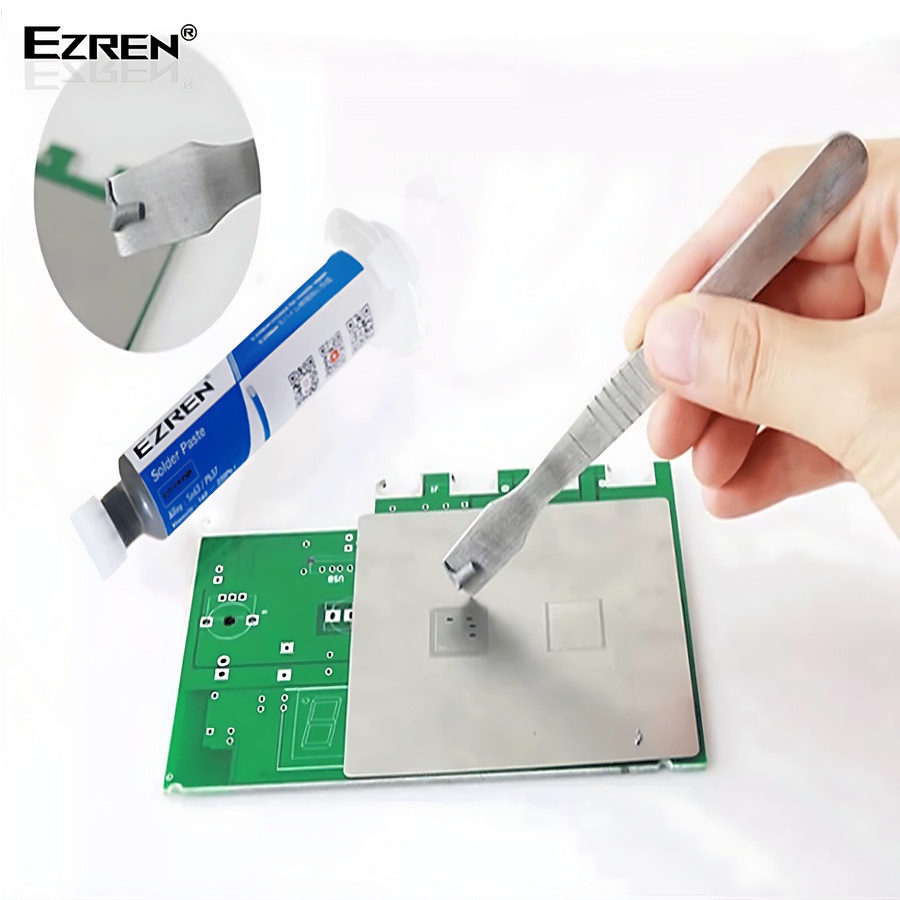 Ezren EZ-0498 Solder pasta 183℃ 10cc &amp; Timah Cair Mobile Repair