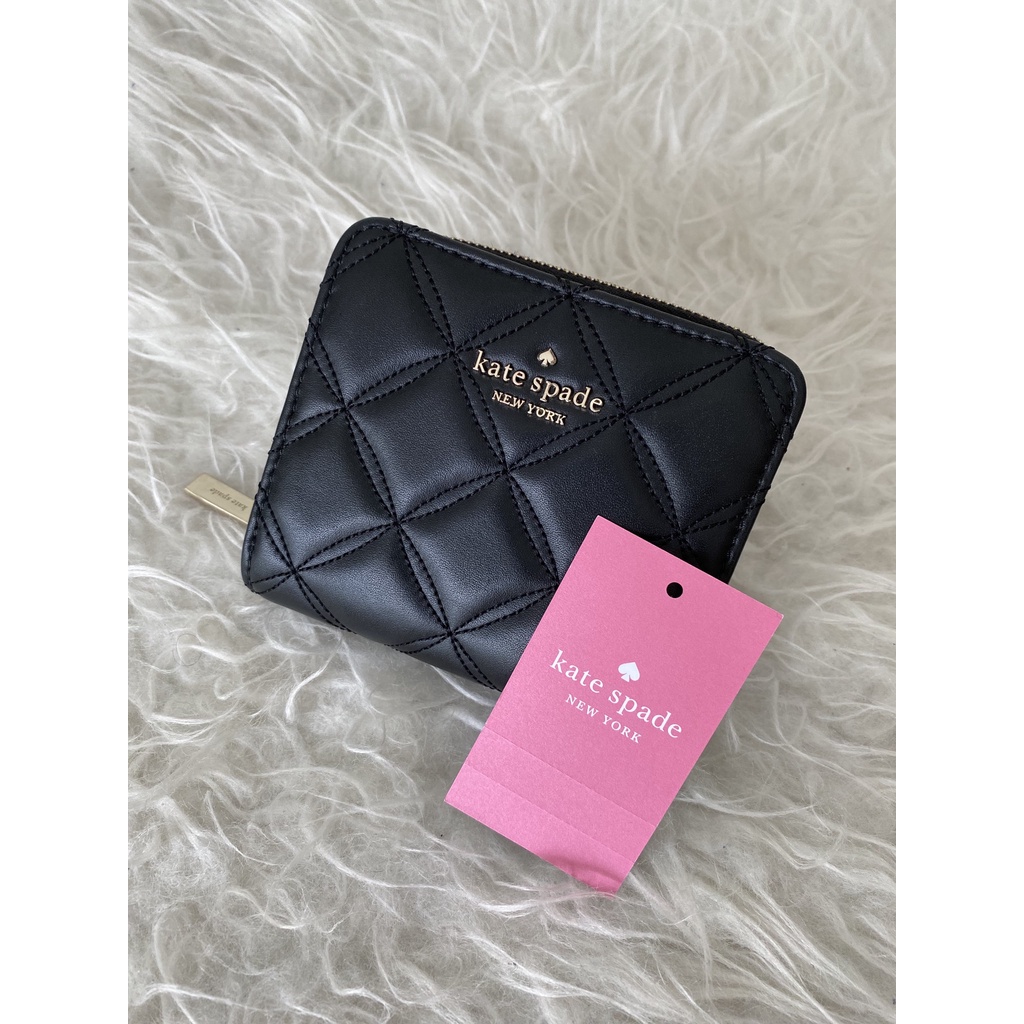 [Preloved] Dompet Kate Spade Natalia Small Zip Wallet Hitam