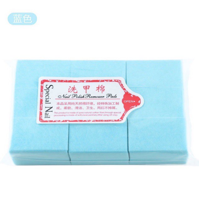 KAPAS NAIL ART PREMIUM 100PCS NAIL WIPES COTTON KAPAS KUTEK NAIL