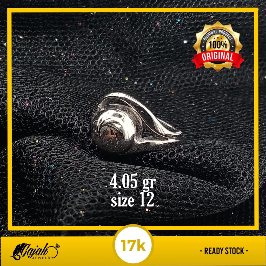 Cincin emas 17k - 4.05 gr kadar 750 -. 4055