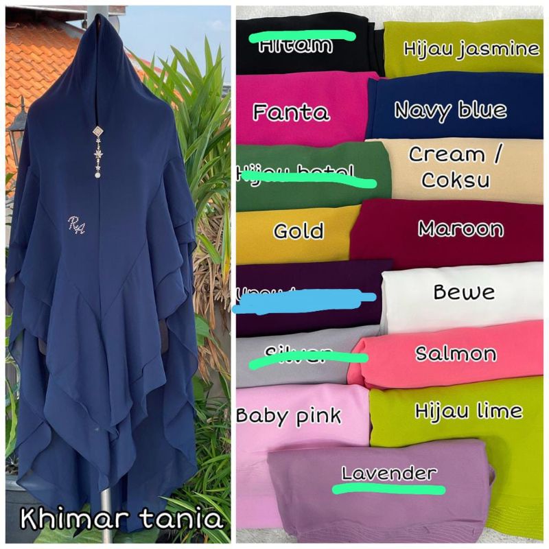 KHIMAR TANIA BY RA | ORIGINAL / rizkyananda