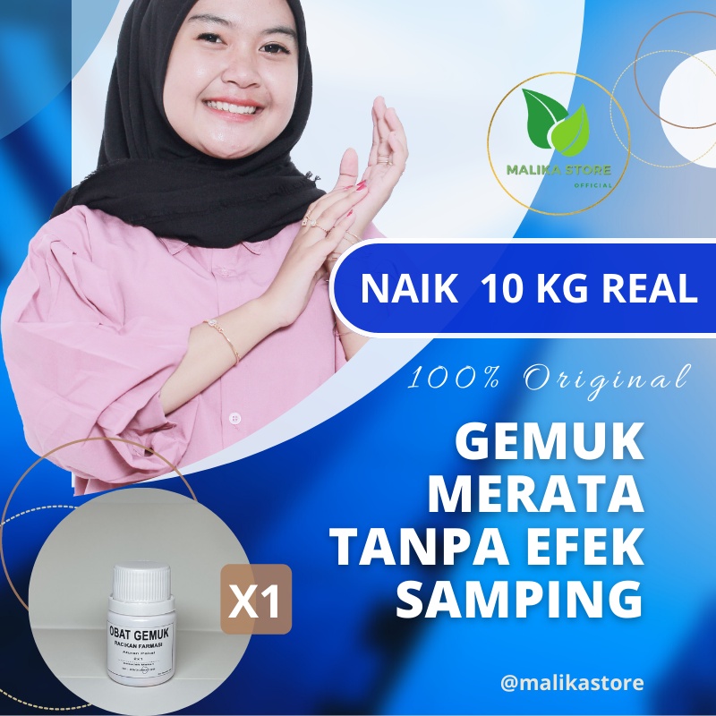 Obat Gemuk Penggemuk Badan | Vitamin Penambah Nafsu Makan | Tanpa Efek Samping 100% original