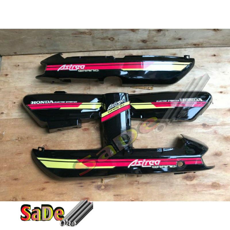 cover bodi body paket astrea grand bulus merah kuning