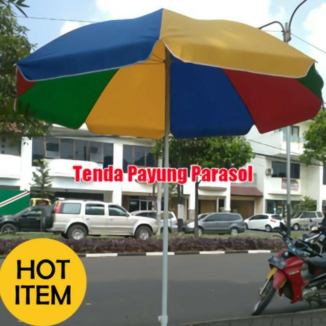 Payung Jumbo 220Cm Warung Cafe Meja Stand Pameran Tenda Terpal Besar