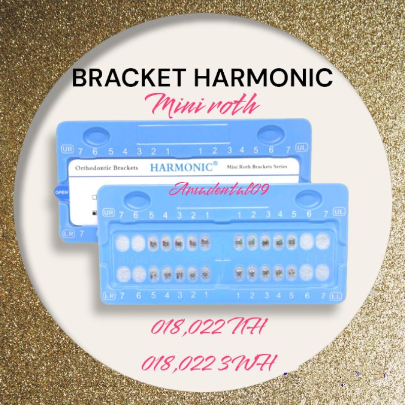 BRACKET gigi METAL ROTH 0,18 HARMONIC behel GIGI HARMONIC