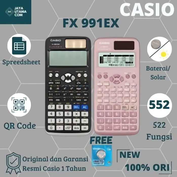 

TERLENGKAP Kalkulator Casio FX 991 EX