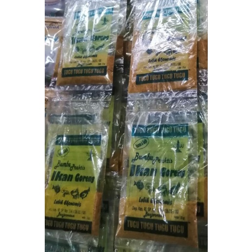 

BUMBU IKAN TUGU 1 RENCENG ISI 10 sachet