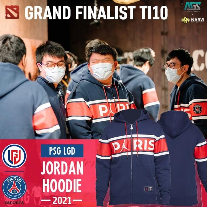 READY STOCK Hoodie Gaming Team PSG LGD Dota2 - Jordan Paris Edition
