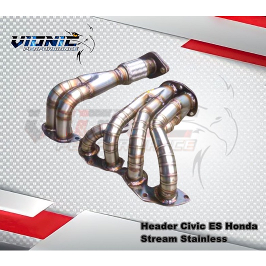 Header Civic ES Honda Stream Stainless