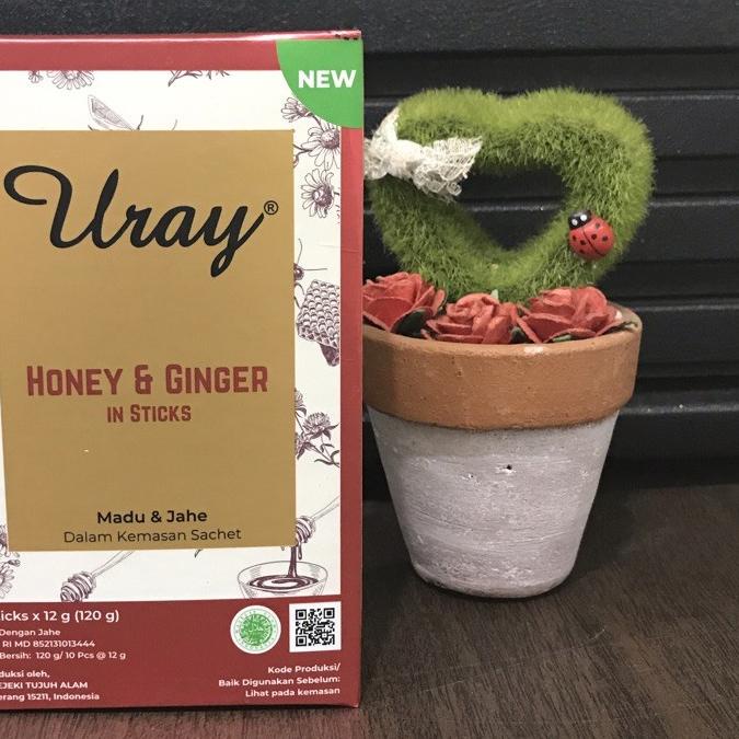 

EXCLUSIVE!Raw Honey Uray Ginger Stick / Madu Uray Jahe Stick ( bungkus merah )|RA5