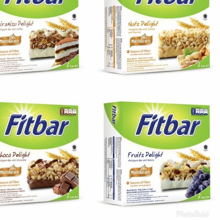 

Beli Segera Khas Jaya FITBAR snack Sehat isi 5 x 22 gram Choco/ Nuts/ Fruits/ Tiramisu.