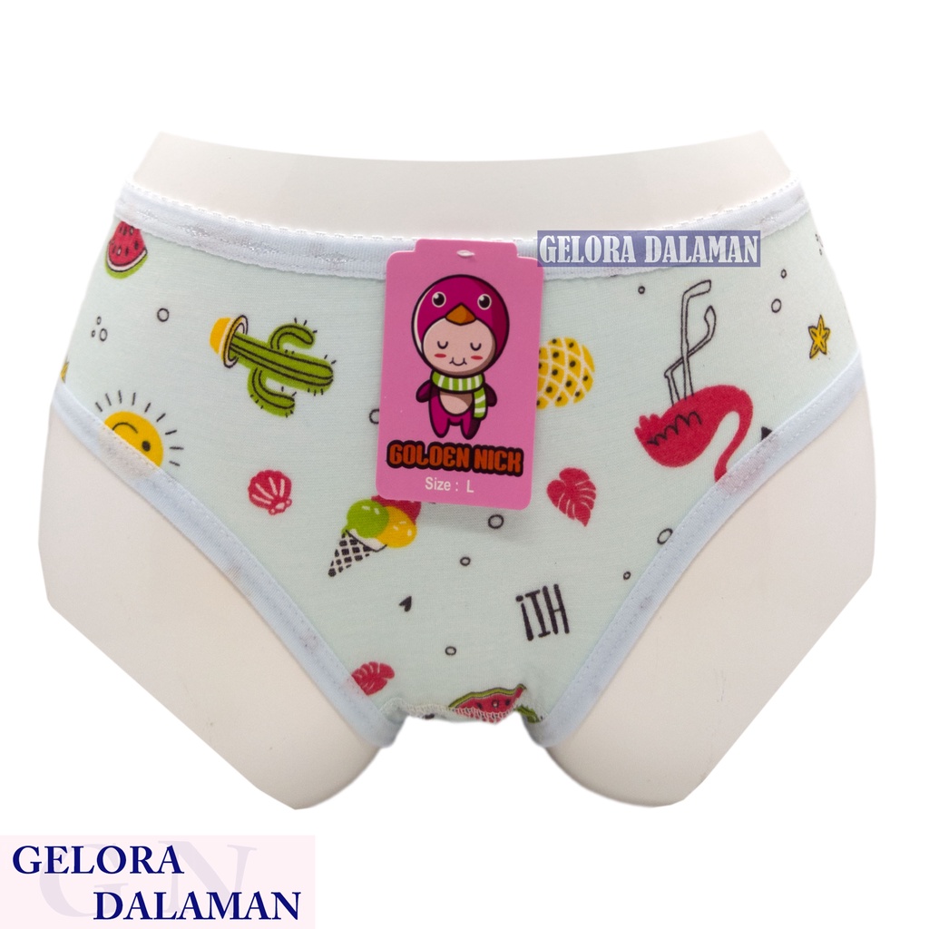 6 Pcs Celana Dalam Anak Perempuan Cd Motif