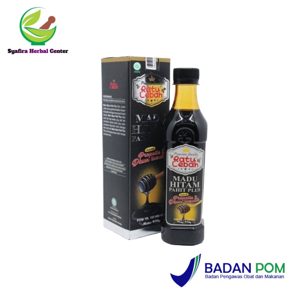 

Madu Hitam Pahit Ratu Lebah 470Gram | Madu Dengan Formula Terbaru | Madu Hitam Pahit Plus Propolis