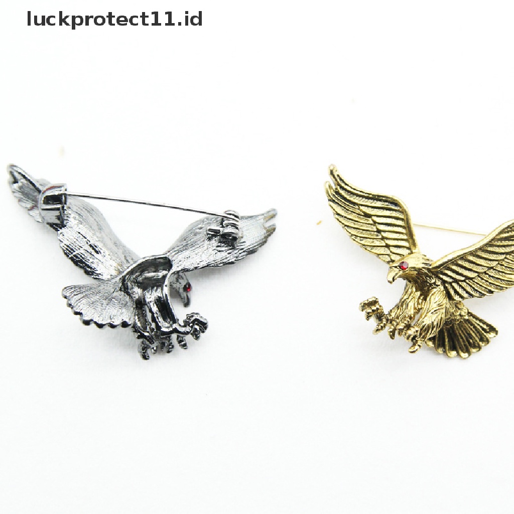 /Fashion Hot// Fashion Hot// Fashion Pria Vintage Eagle Pin Bros Dekorasi Korsase Lencana Perhiasan Hadiah.